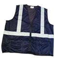 1284-BZ Blue Economy Mesh Multi-pocket Reflective Vest